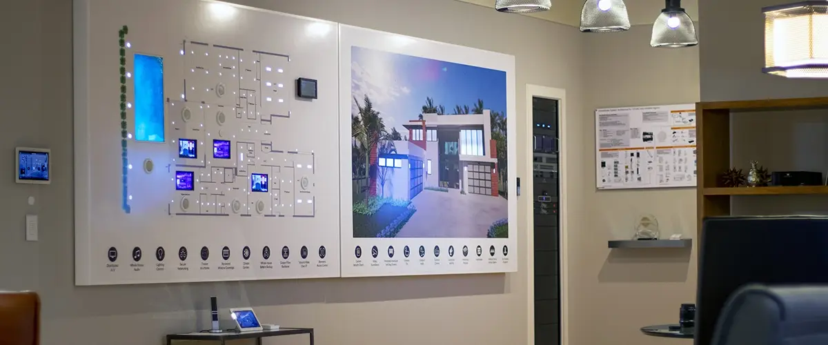 Boca Tech smart home simulator wall