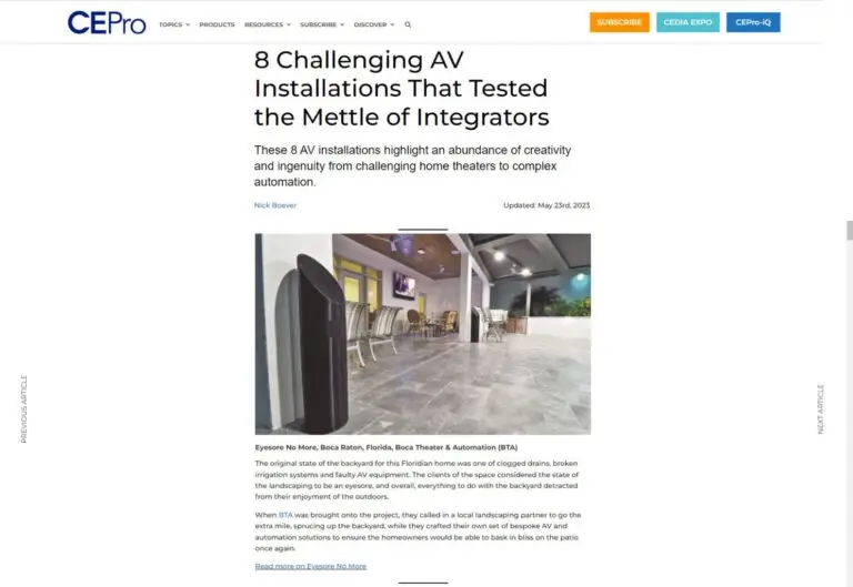 8 Challenging AV Installations That Tested the Mettle of Integrators 768x529