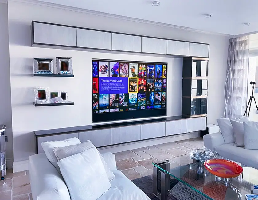 Smart home theater setup