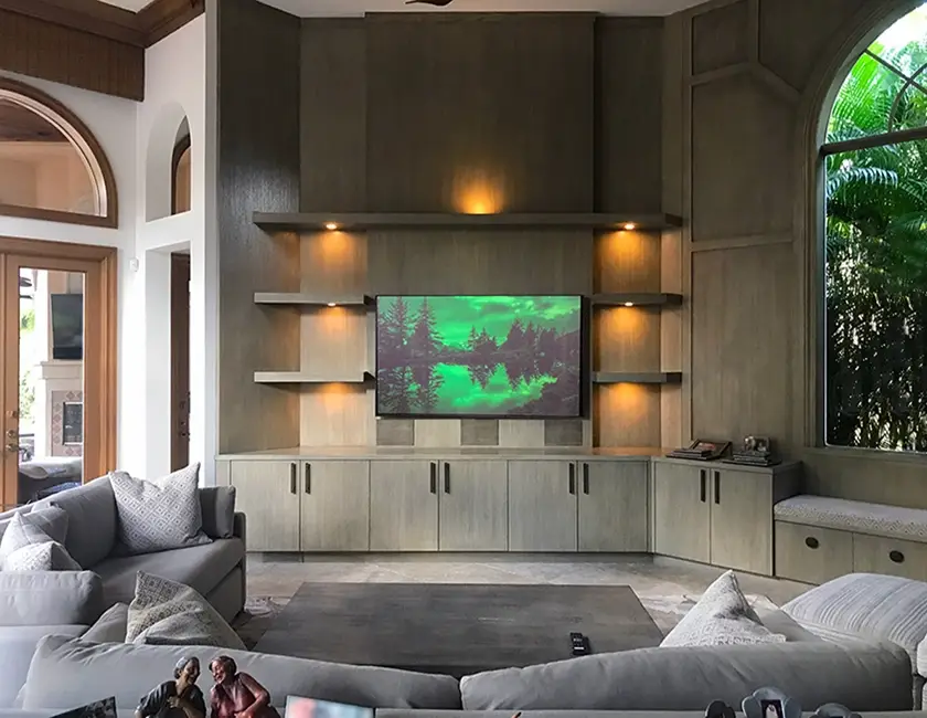 TV Corner Retreat